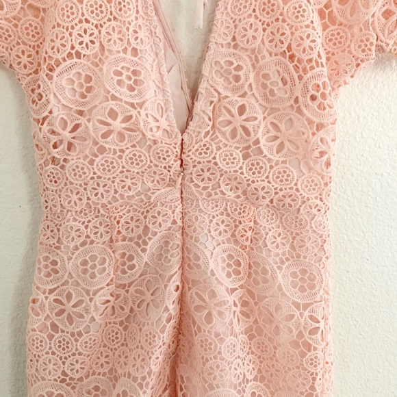 SOLD*Revolve Lovers + Friends • Pink Lace Dress - Picture 6 of 8